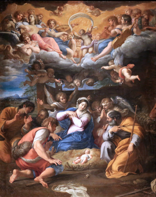 L’Adoration des bergers, 1550, Annibale Carracci