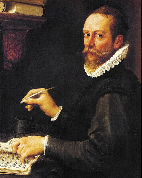 Portrait of a musician (presumed portrait of Claudio Merulo), 1550, Annibale Carracci