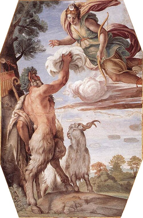 Hommage to Diana, 1500, Annibale Carracci