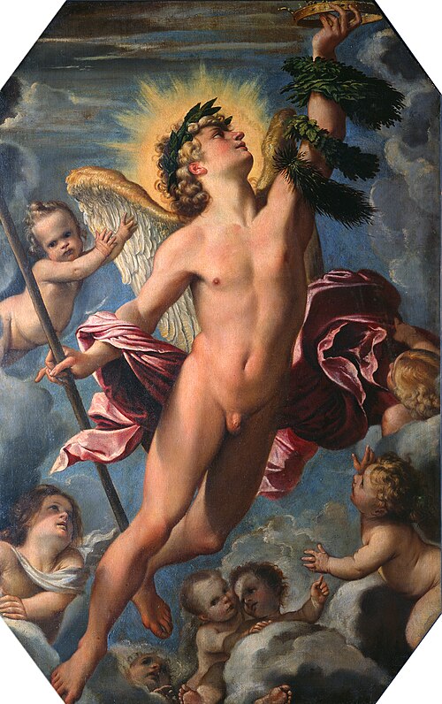 Love of Virtue, 1550, Annibale Carracci