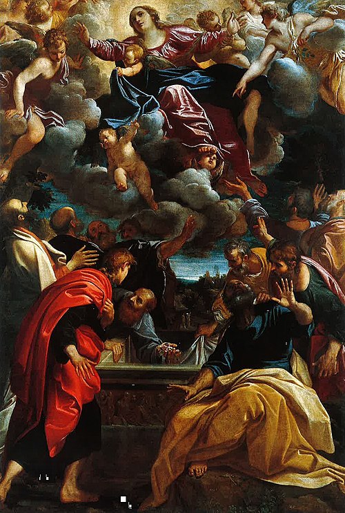 Assumption of the Virgin, 1550, Annibale Carracci