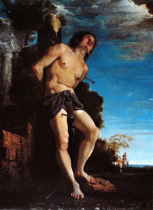 Saint Sebastain, 1550, Annibale Carracci