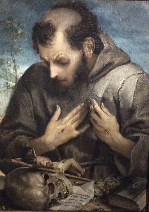 San Francesco penitente, 1585, Annibale Carracci