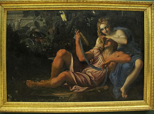 Renaud et Armide, 1601, Annibale Carracci