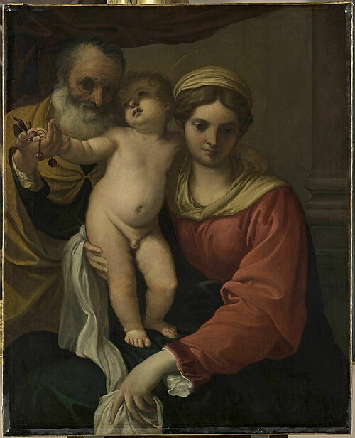 Madonna with Cherries, 1593, Annibale Carracci