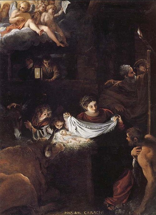 Nativity, 1600, Annibale Carracci