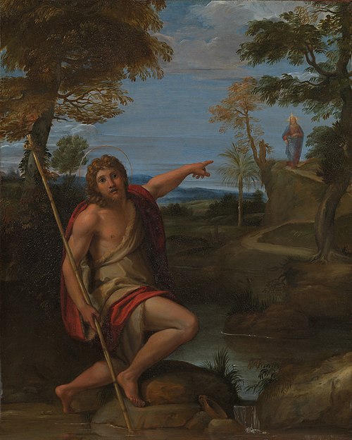 Saint John the Baptist Bearing Witness, 1600, Annibale Carracci