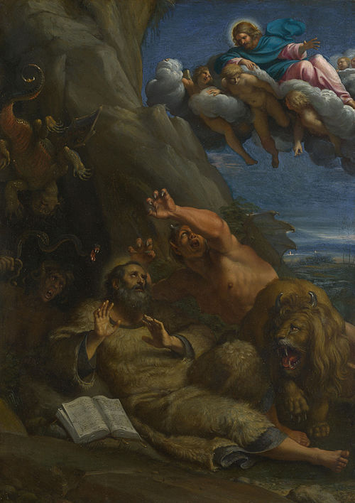 Christ appearing to Saint Anthony Abbot, 1598, Annibale Carracci
