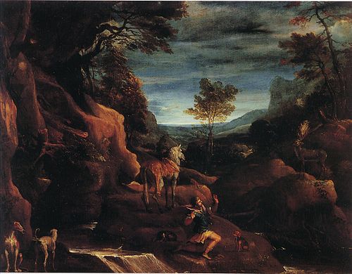 The Vision of Saint Eustace, 1550, Annibale Carracci