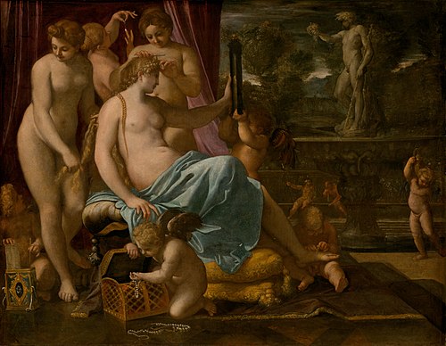 Venus Adorned by the Graces, 1590, Annibale Carracci