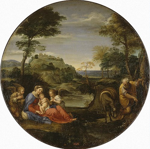 Rest on the Flight into Egypt, 1604, Annibale Carracci
