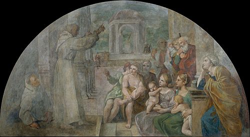 Saint Didacus Preaching, 1605, Annibale Carracci