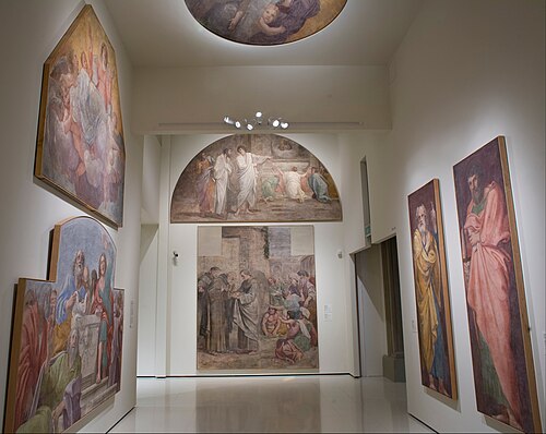 Mural paintings from the Herrera Chapel, 1604, Annibale Carracci
