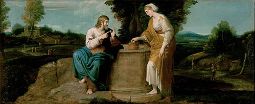 Christ and the Woman of Samaria, 1605, Annibale Carracci