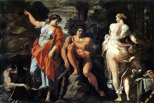 The Choice of Hercules, 1596, Annibale Carracci