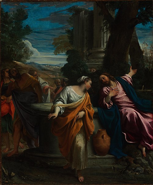Christ and the Samaritan Woman, 1595, Annibale Carracci
