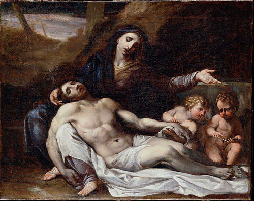 Pietà, 1650, Annibale Carracci