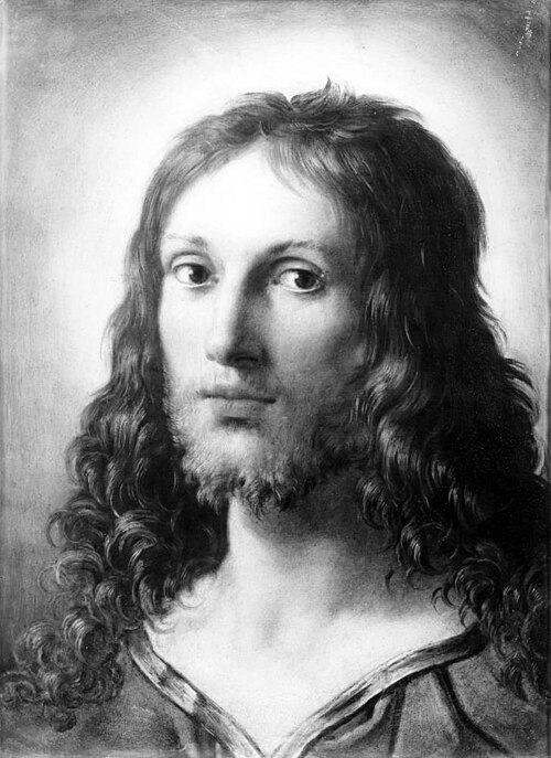 Christ Head, 1589, Annibale Carracci