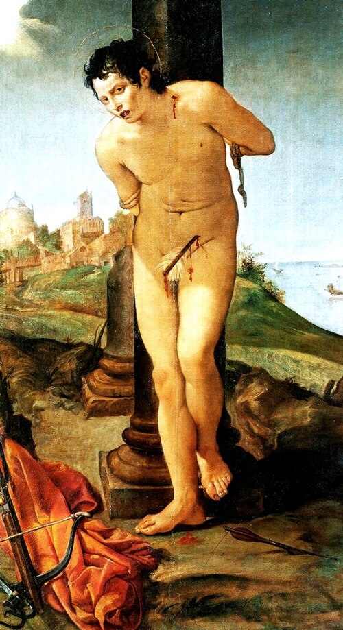 Saint Sebastian, 1583, Annibale Carracci