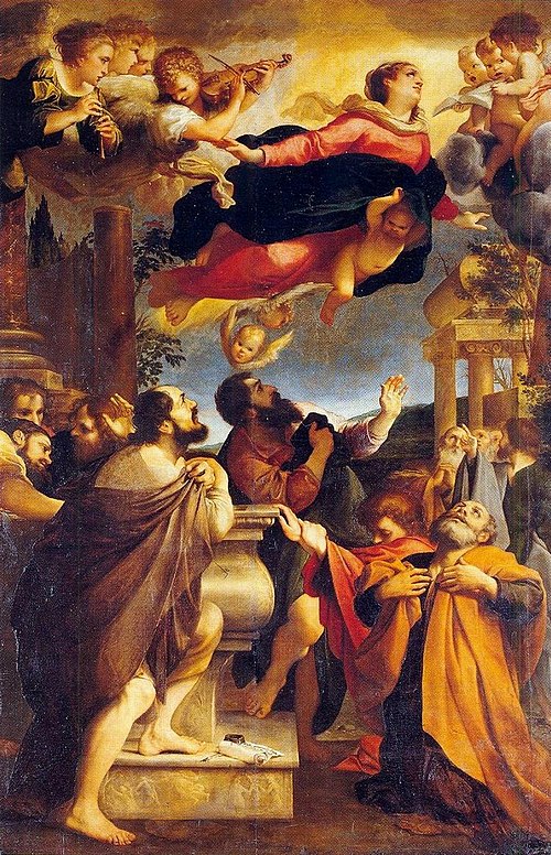 Assumption of Mary, 1587, Annibale Carracci
