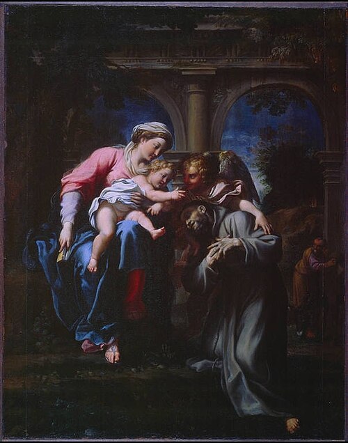 The Vision of St. Francis, 1597, Annibale Carracci