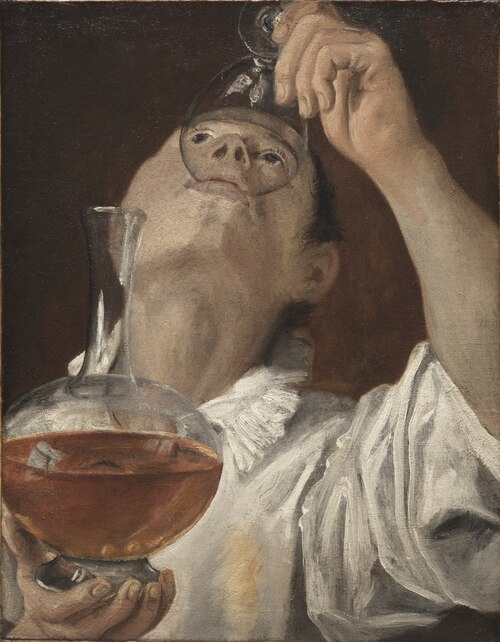 Boy Drinking, 1582, Annibale Carracci