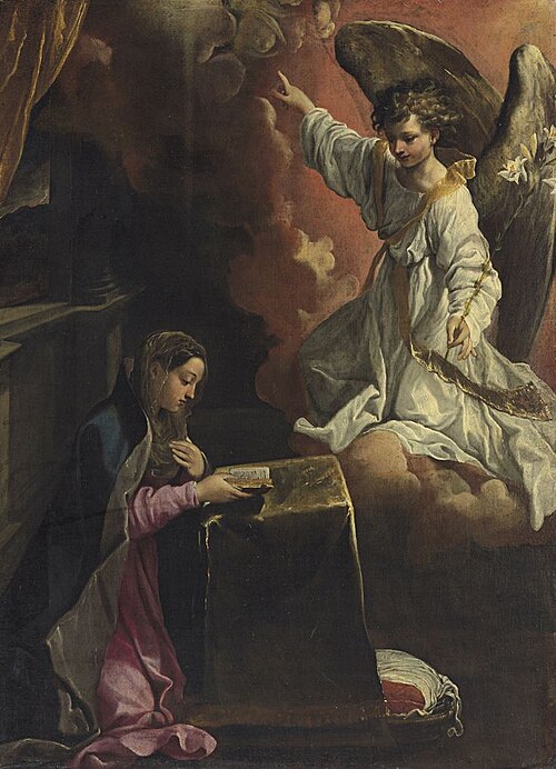 Annunciation, 1590, Annibale Carracci