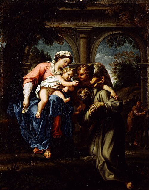 Vision of Saint Francis, 1598, Annibale Carracci