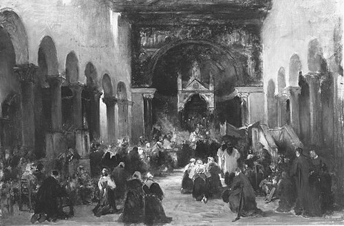 San Giorgio in Velabro, 1880, Ludwig von Hagn