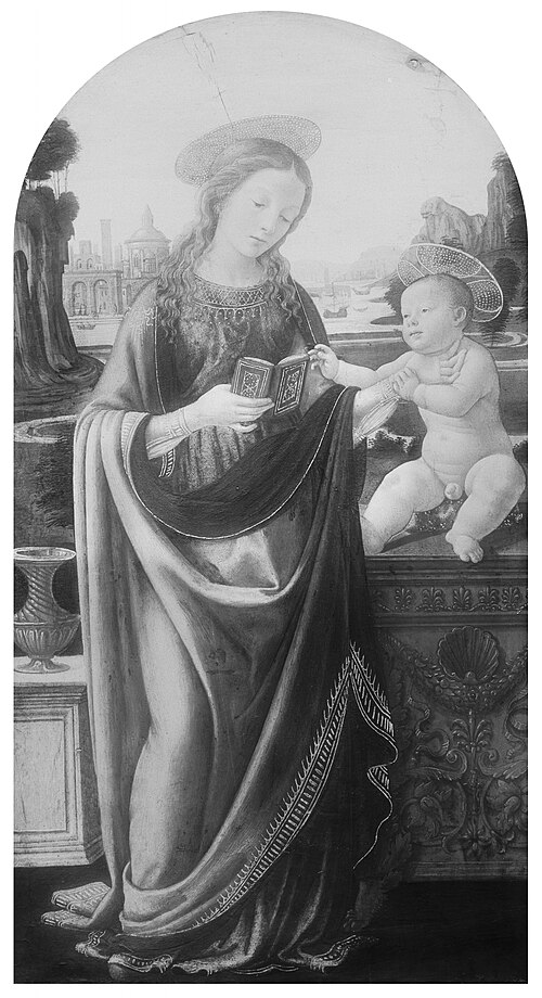 Mary with the child, 1490, Bastiano Mainardi