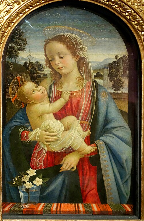 La Vierge à l'églantine, 1485, Bastiano Mainardi