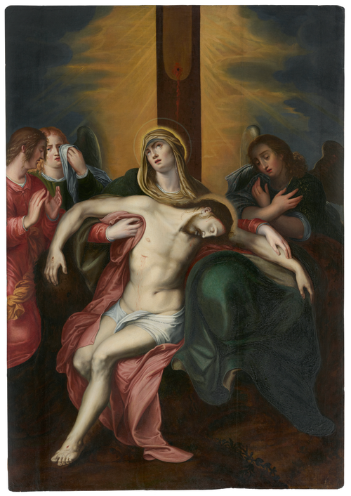 Déploration du Christ et anges, 1589, Otto van Veen