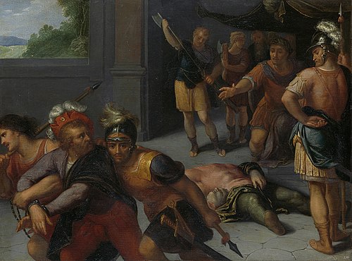 Beheading of Julius Paulus and Imprisonment of Claudius Civilis, 1606, Otto van Veen