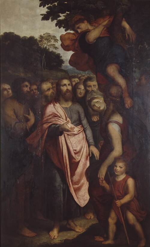 The Calling of Zacchaeus who is Sitting in a Fig Tree, 1606, Otto van Veen