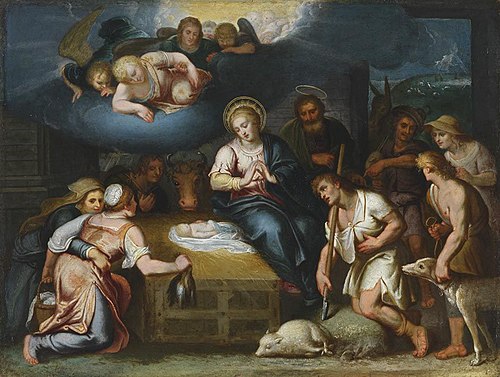 Geburt Christi, 1592, Otto van Veen