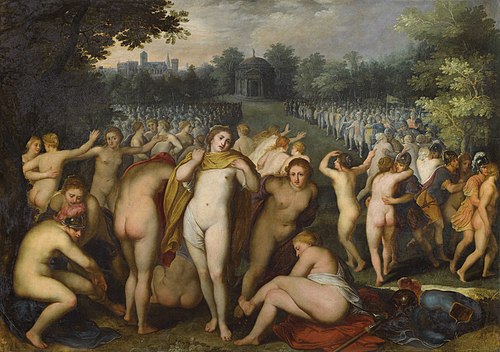 Amazones and Skythians, 1629, Otto van Veen