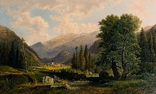 Paysage, , Franz Barbarini