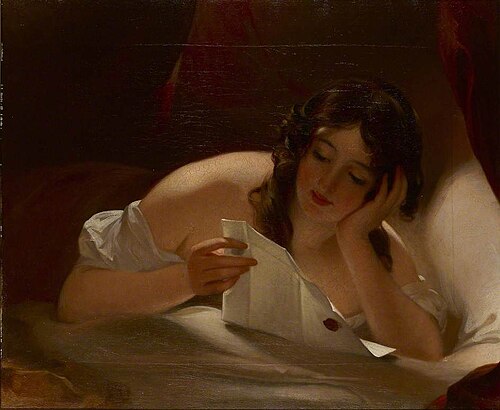 The Love Letter, 1834, Thomas Sully