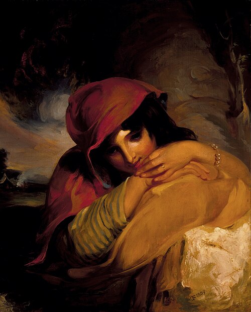 The Gypsy Girl, 1839, Thomas Sully