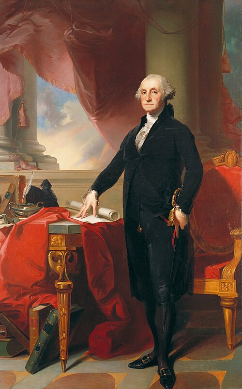 Portrait of George Washington, 1820, Thomas Sully