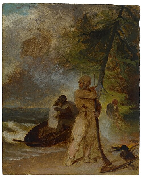Friday's Father Rescued, , Thomas Sully