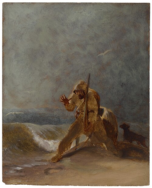 Foot Impression in the Sand, , Thomas Sully