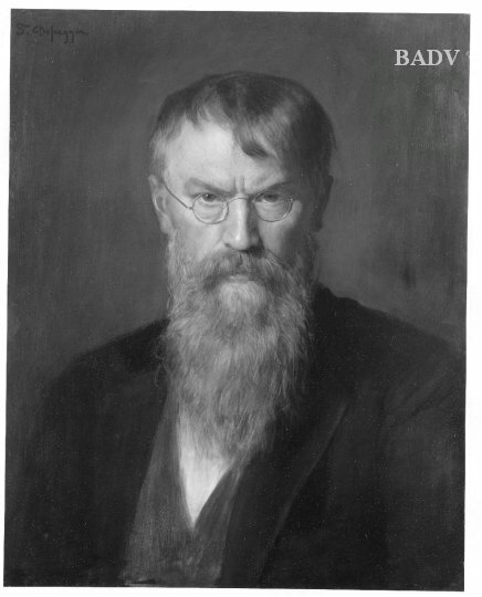 Portrait of Lenbach, 1885, Franz Defregger