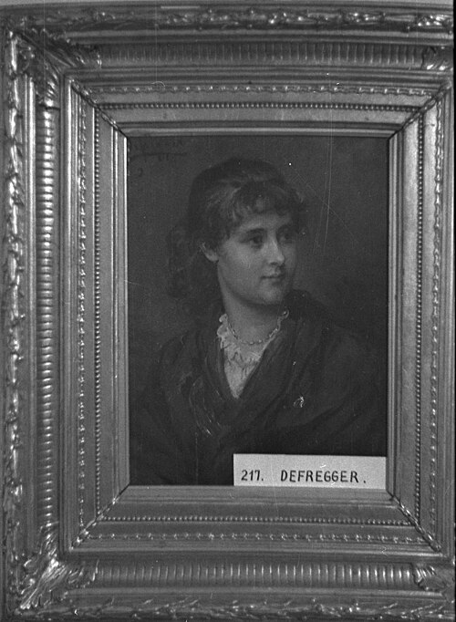 Mädchen, Brustbild, 1885, Franz Defregger