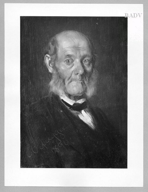 portrait of an old man, 1890, Franz Defregger