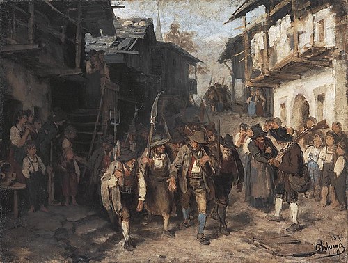 The Last Contingent, 1872, Franz Defregger