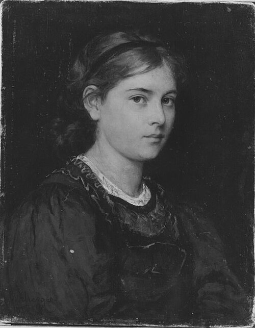 Bildnis eines Mädchens, 1876, Franz Defregger