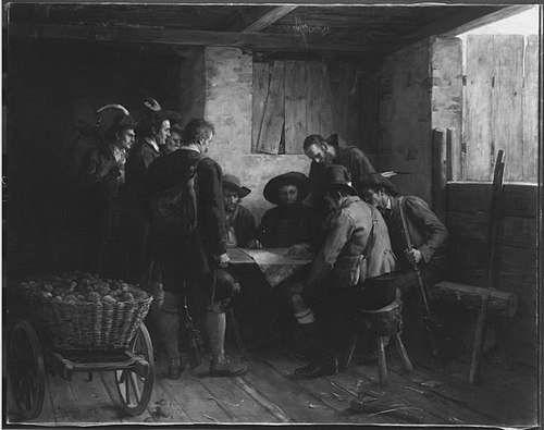 Der Kriegsrat Andreas Hofers im Jahr 1809, 1897, Franz Defregger