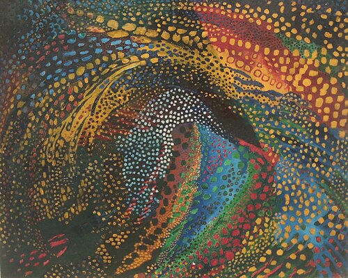 Painterly-Musical Construction II, 1918, Mikhaïl Matiouchine