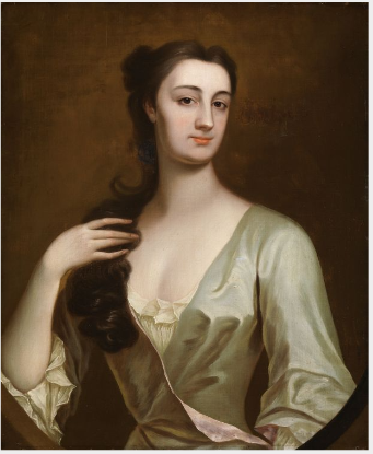 Portrait of Cecilia Leeson (born Leigh) (d.1737), 1736, Anthony Lee